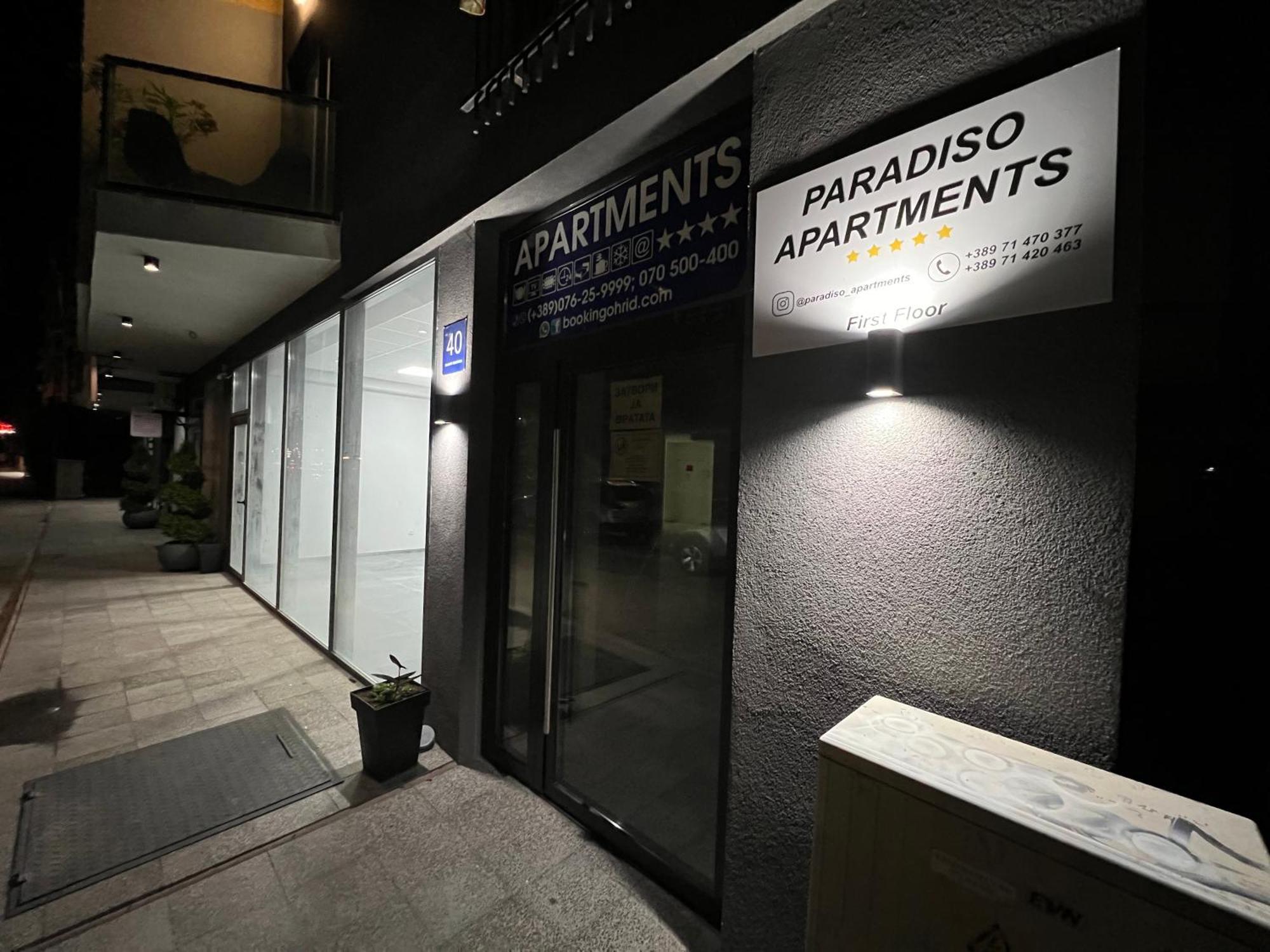 Paradiso Apartments City Center Ohri Dış mekan fotoğraf